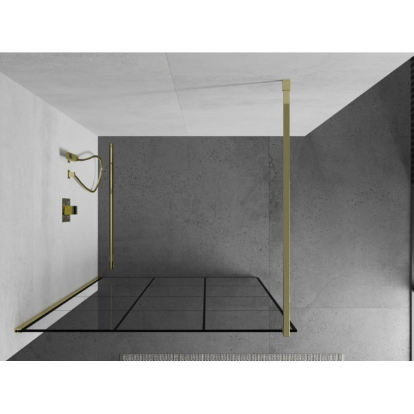 Душова стінка MEXEN KIOTO 120 LOFT GOLD