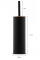 Йоршик для унітазу YOKA TANGO BLACK BAMBOO