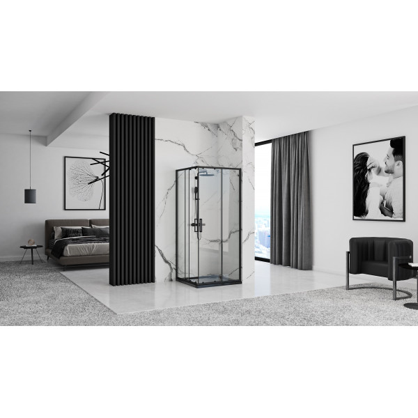Душова кабіна REA PUNTO 80х80 BLACK