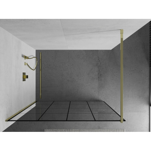 Душова стінка MEXEN KIOTO 130 LOFT GOLD