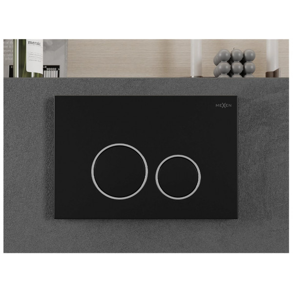 Кнопка змиву для інсталяції MEXEN FENIX 05 BLACK *