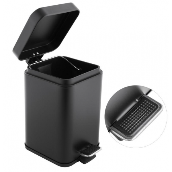 Кошик для сміття YOKA MUTI BLACK 3л.