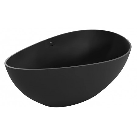 Ванна окрема MEXEN PARMA 160х95 BLACK MATT з штучного каменю