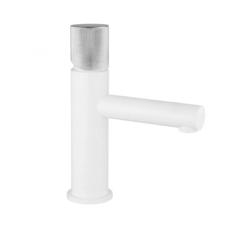 Змішувач для раковини (умивальника) MEXEN ELBA ONE WHITE CHROME низький