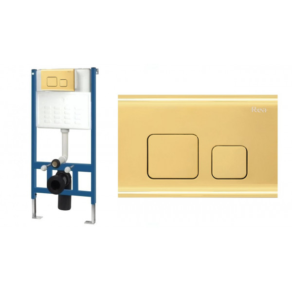 Кнопка змиву для інсталяції REA F LIGHT GOLD *