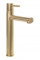 Змішувач для раковини (умивальника) REA TESS BRUSHED GOLD високий *
