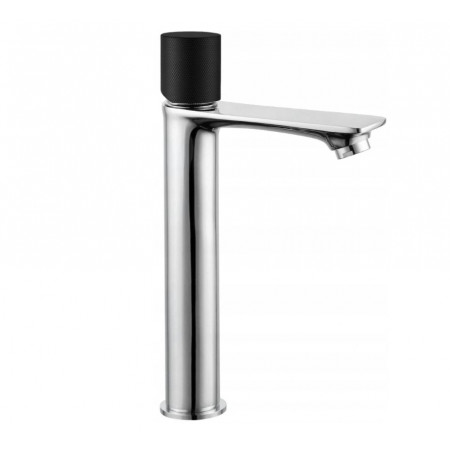 Змішувач для раковини (умивальника) MEXEN ROYO ONE CHROME BLACK високий