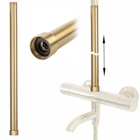 Подовжувач для душового гарнітуру REA BRUSHED GOLD 50 см*