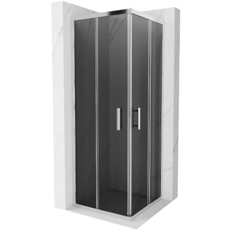 Душова кабіна MEXEN RIO 70х70 GRAPHITE CHROME квадратна