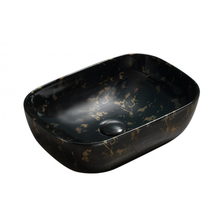 Умивальник (раковина) MEXEN RITA BLACK MARBLE MATT накладний