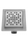 Трап для душу REA DOTS 12x12 NICKIEL BRUSHED