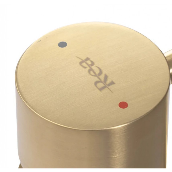 Змішувач для раковини (умивальника) REA TESS BRUSHED GOLD високий *