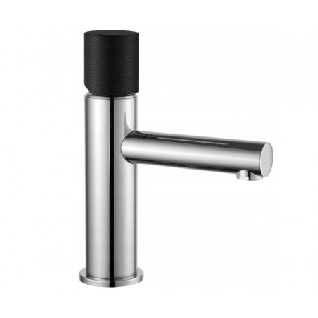 Змішувач для раковини (умивальника) MEXEN ELBA ONE CHROME BLACK низький