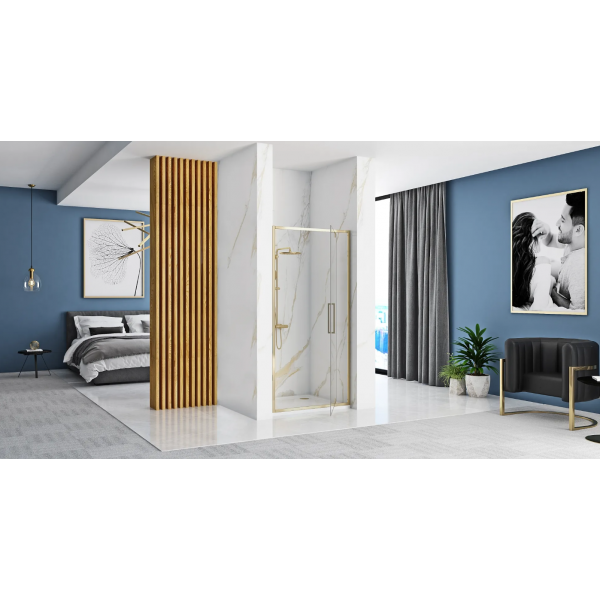 Душові двері REA RAPID SWING 100 GOLD