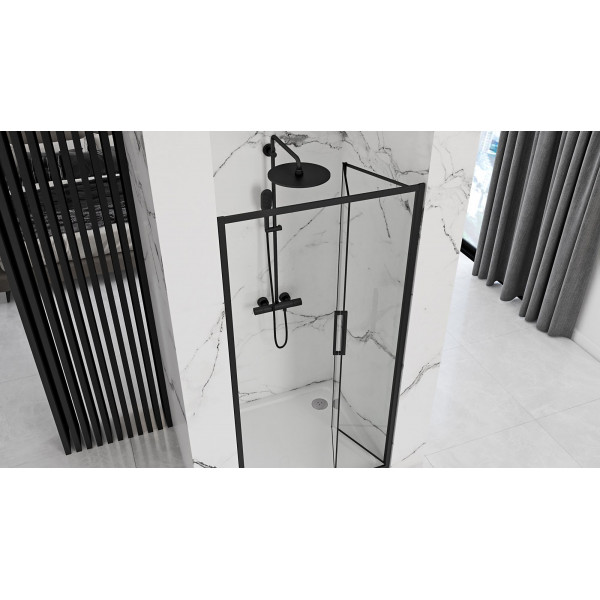 Душові двері REA RAPID FOLD 90 BLACK
