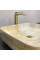 Умивальник (раковина) VBI PALERMO MARBLE YELLOW накладний