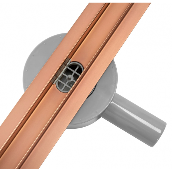 Трап для душу REA NEO 60 SLIM PRO BRUSHED COPPER *