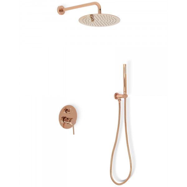 Душова система REA LUNGO ROSE GOLD + BOX прихованого монтажу