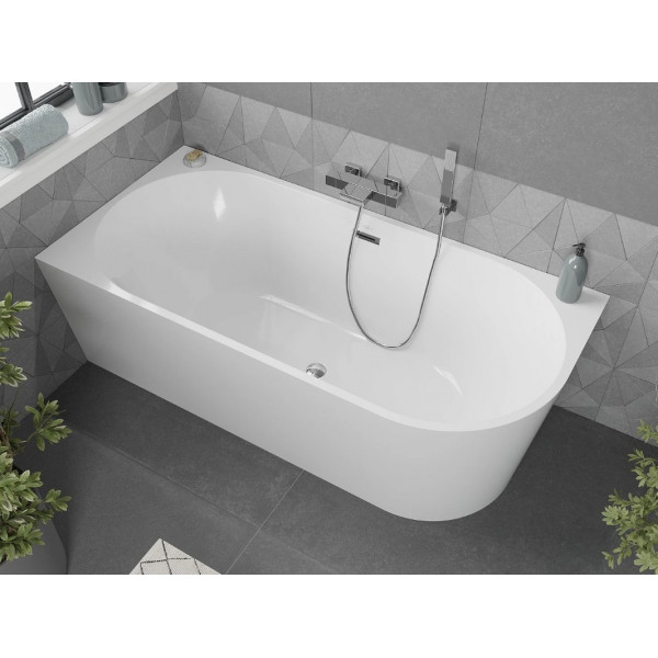 Ванна кутова MEXEN MIA 170x80 WHITE акрилова ліва