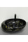 Умивальник (раковина) VBI RICCIA BLACK MARMO GLOSSY накладний
