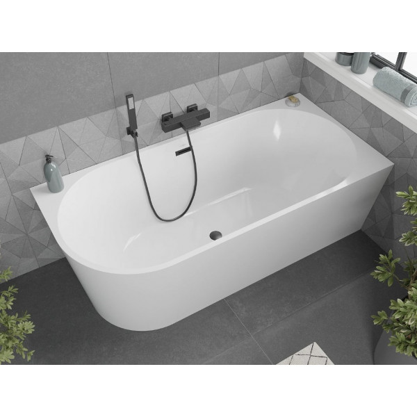 Ванна кутова MEXEN MIA 170x80 WHITE-B акрилова права