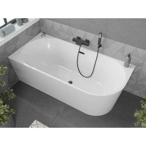 Ванна кутова MEXEN MIA 170x80 WHITE-B акрилова ліва