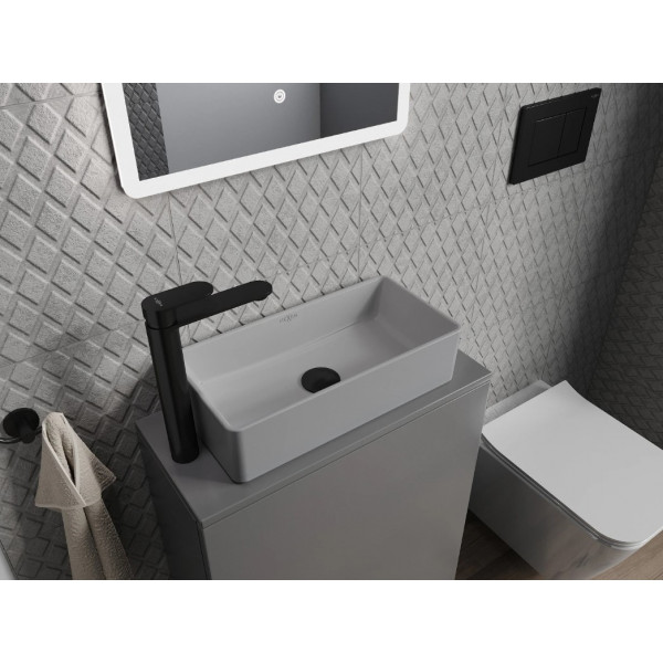 Умивальник (раковина) MEXEN NADIA 46 LIGHT GREY MATT накладний