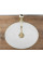 Умивальник (раковина) REA SOFIA BRUSHED GOLD WHITE накладний *