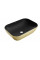Умивальник (раковина) MEXEN RITA GOLD BLACK MATT накладний