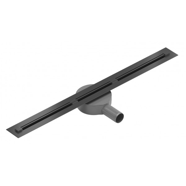 Трап для душу MEXEN FLAT 50 SUPER SLIM BLACK 360 ° чорний