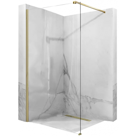 Душова стінка REA AERO 100 BRUSHED GOLD