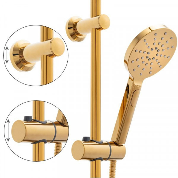 Душовий гарнітур YOKA DUBAJ 23 GOLD