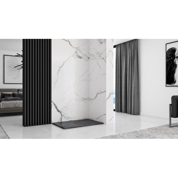 Душовий піддон REA STONE 80x100 BLACK
