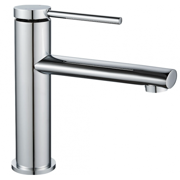 Змішувач для раковини (умивальника) REA OVAL CHROME хром низький