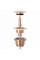 Донний клапан для раковини REA CLICK-CLACK ROSE GOLD універсальний *