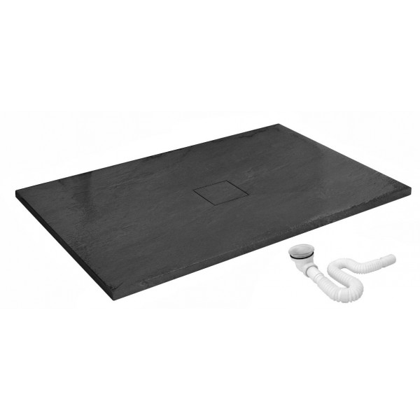 Душовий піддон REA STONE 80x100 BLACK