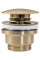 Донний клапан для раковини REA CLICK-CLACK BRUSHED GOLD універсальний