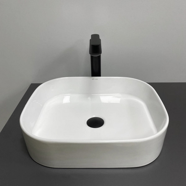 Умивальник (раковина) VBI VESTONE 45 WHITE накладний