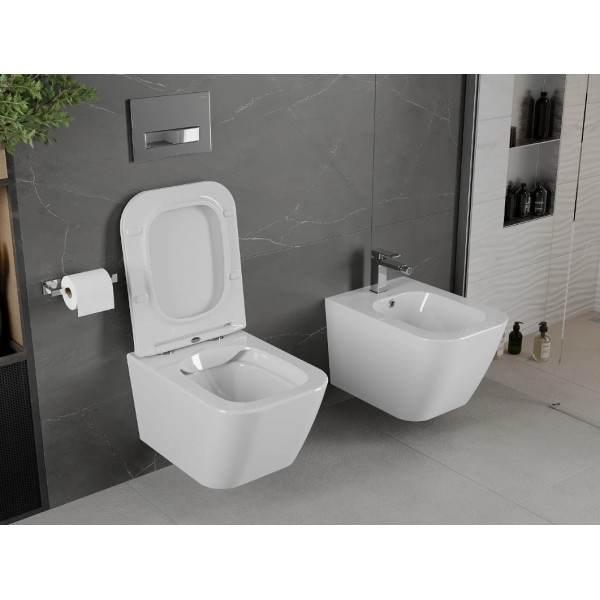 Підвісний унітаз MEXEN MADOX WHITE SLIM білий *