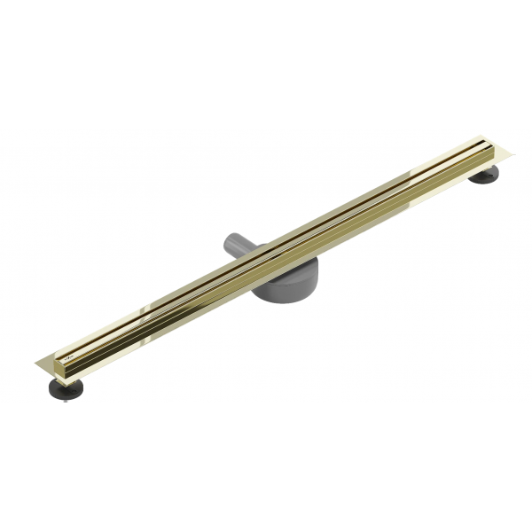 Трап для душу MEXEN FLAT 80 SLIM GOLD 360 ° золотий