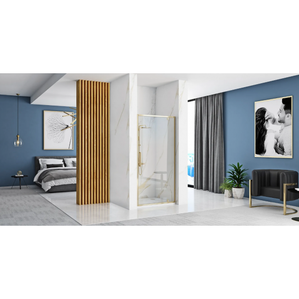 Душові двері REA RAPID SWING 90 GOLD