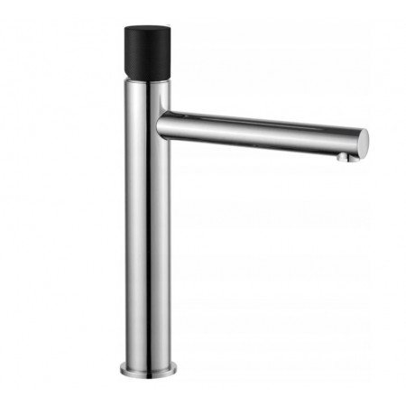 Змішувач для раковини (умивальника) MEXEN ELBA ONE CHROME BLACK високий