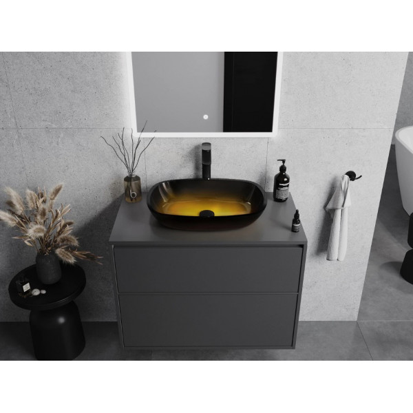 Умивальник (раковина) MEXEN ARAKS DARK GOLD накладний