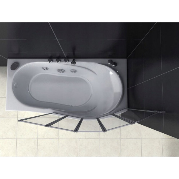 Шторка для ванни REA IDEA 120 CHROME складана
