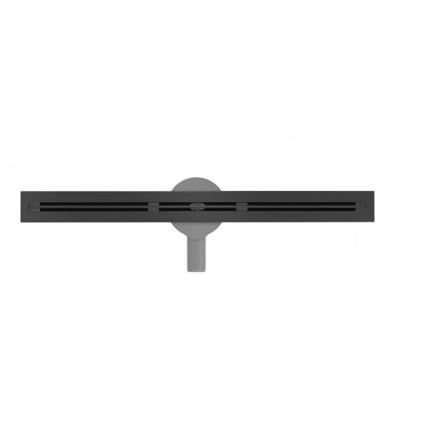 Трап для душу MEXEN FLAT 90 SUPER SLIM BLACK 360 ° чорний