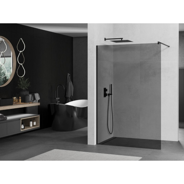 Душова стінка MEXEN KIOTO 120 GRAPHITE BLACK