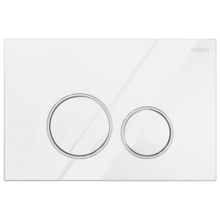 Кнопка змиву для інсталяції MEXEN FENIX 05 WHITE GLOSSY