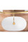 Умивальник (раковина) REA ROYAL WHITE GOLD EDGE накладний