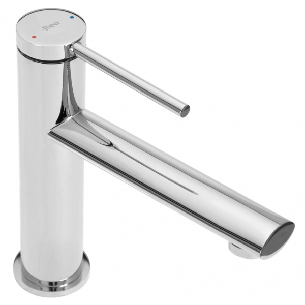 Змішувач для раковини (умивальника) REA OVAL CHROME хром низький