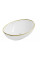 Умивальник (раковина) MEXEN ELZA WHITE GOLD EDGE накладний *